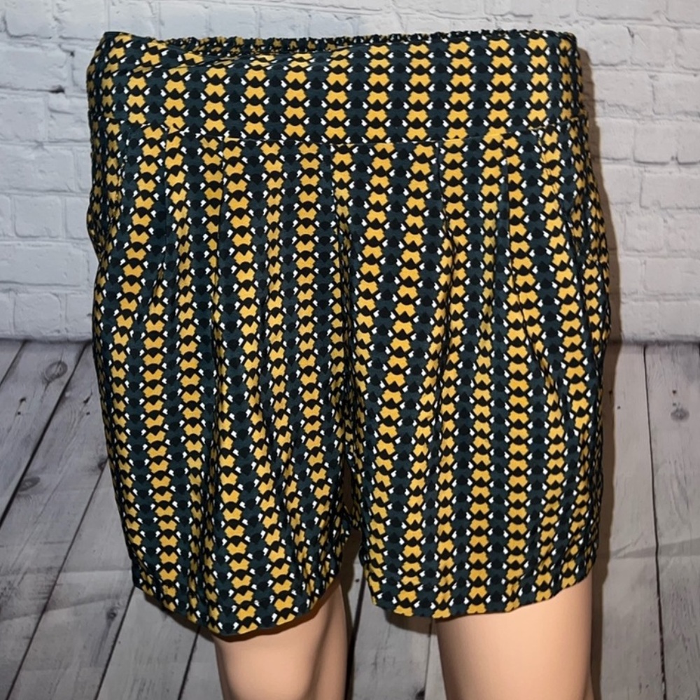 Mark Yellow, Green & Black High Waist shorts size S